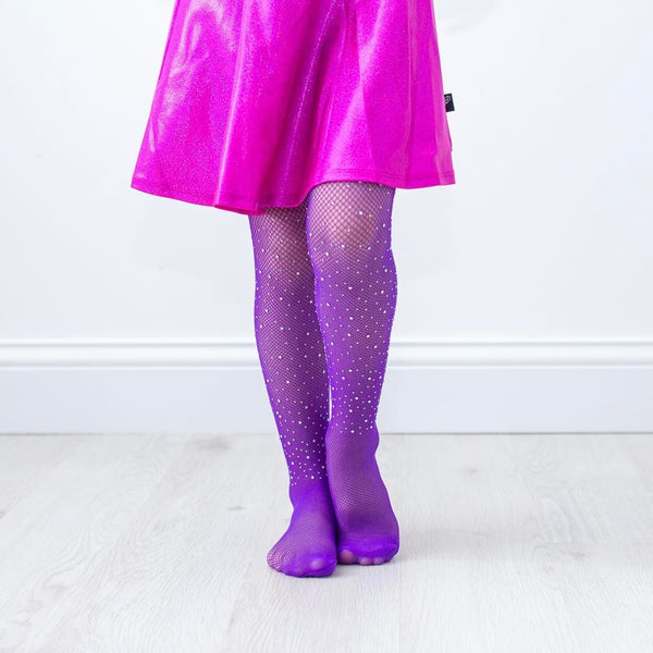Tiffany Plaid Purple Tights  Hurly Burly – Hurly-Burly